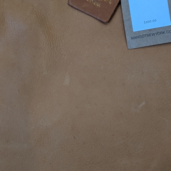 margot Tan Leather Tote Bag - Picture 13 of 16
